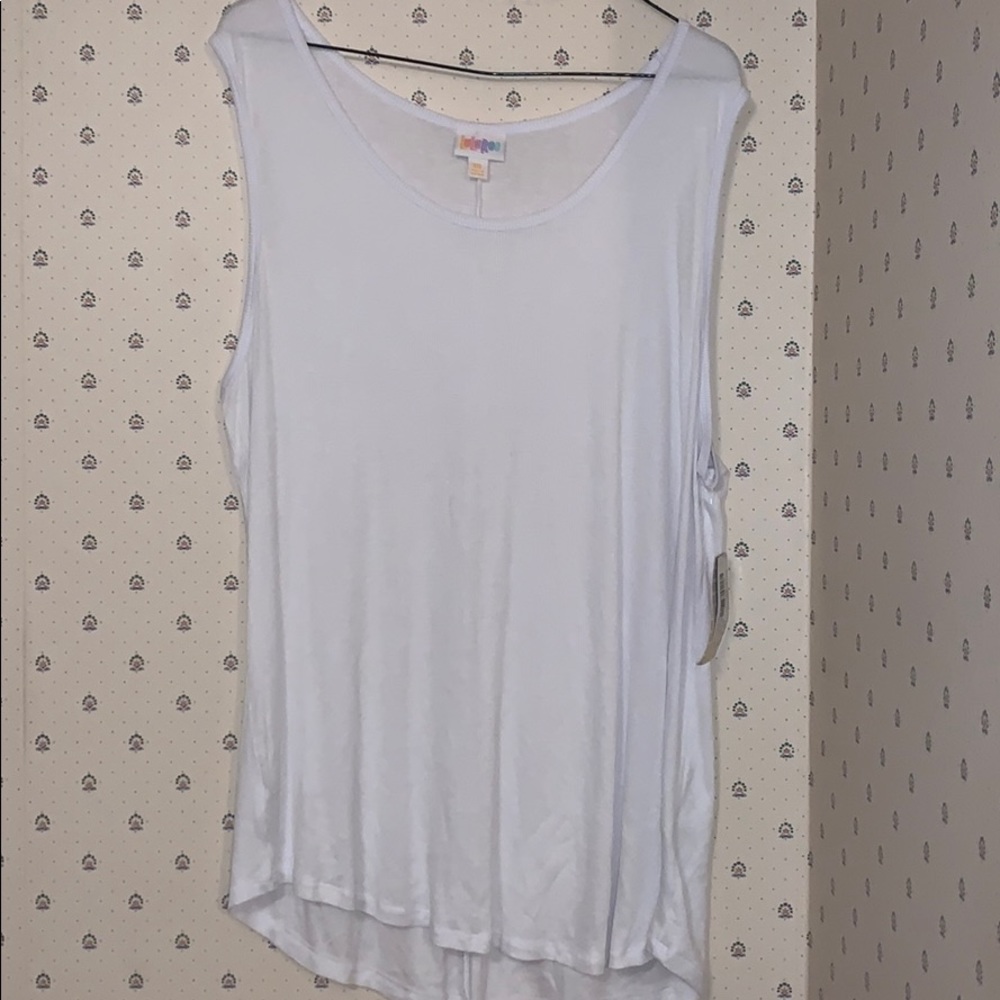 LulaRoe 3X White Tank